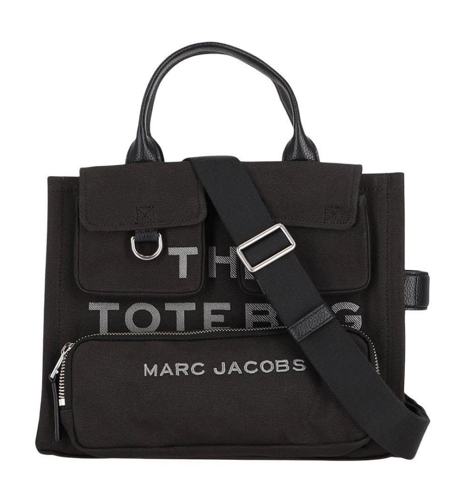 The Cargo Canvas Medium Tote Bag - Noir