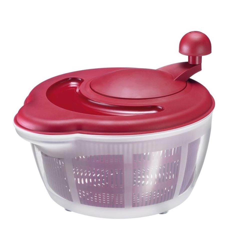 Essoreuse à Salade Ø26 - 5 L - Transparent et - Rouge
