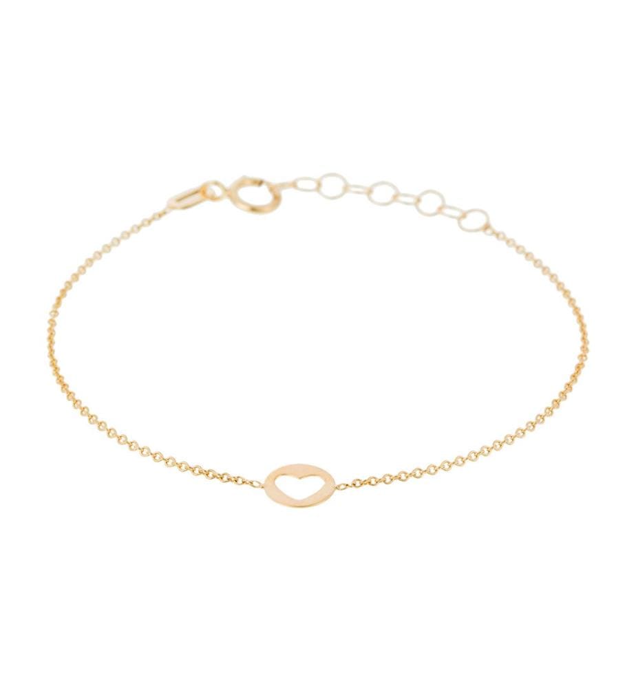 Bracelet "Petit cœur doré" - Or Jaune 375/1000