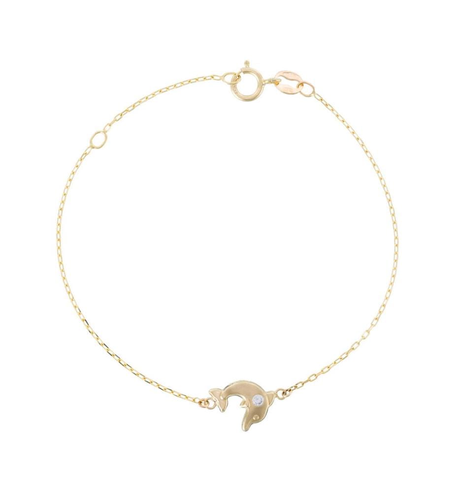Bracelet Joyeux Dauphin - Or Jaune 375/1000