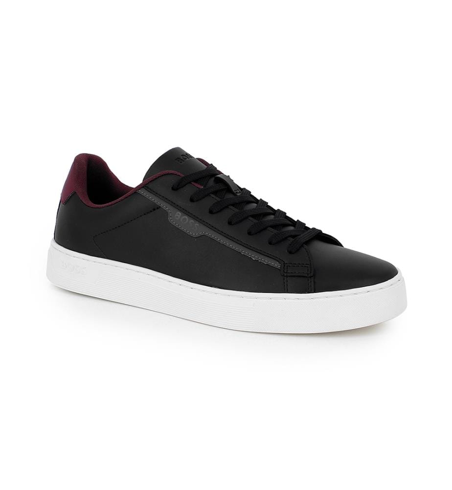 Baskets Rhys - Noir et Bordeaux