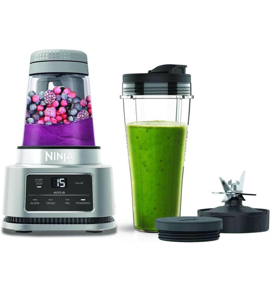 Foodi 2-en-1 Power Nutri Mixer - Argent et noir