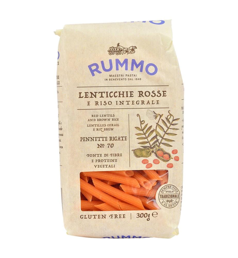 6x Pennette No.70 Lentilles rouges sans gluten - 300 g