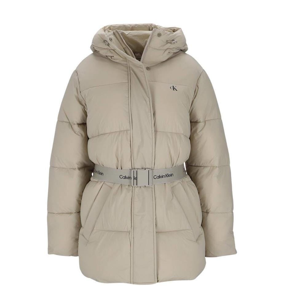 Doudoune Ceinturée - Beige
