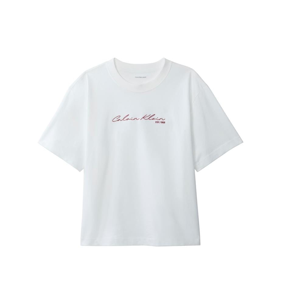 T-shirt Logo Script Décontracté