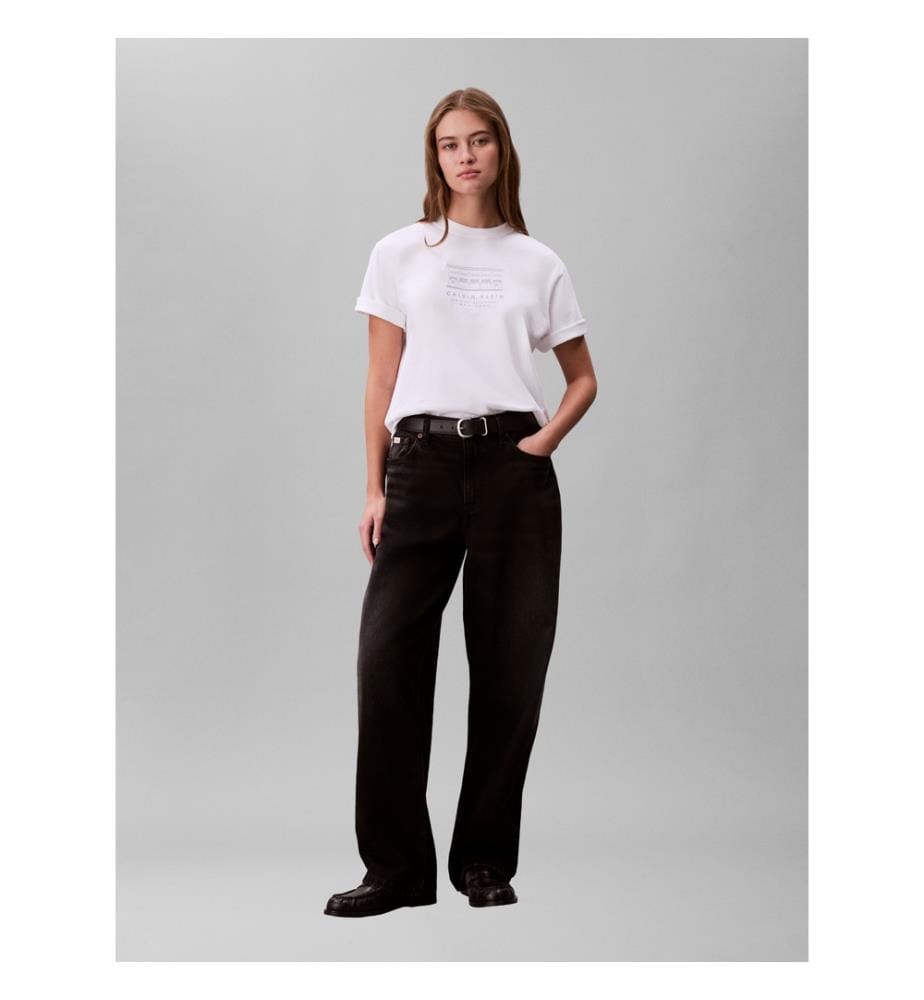 T-Shirt Relaxed - Blanc