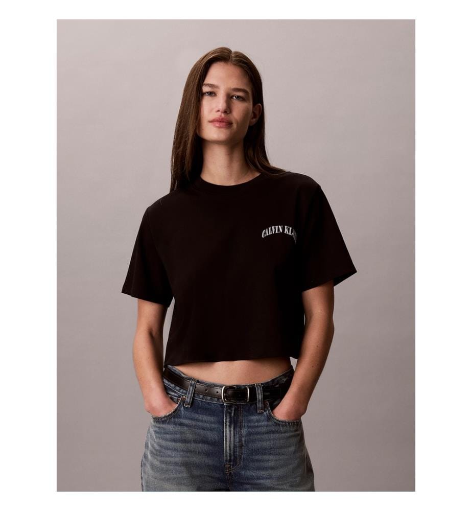 T-Shirt Boxy - Noir