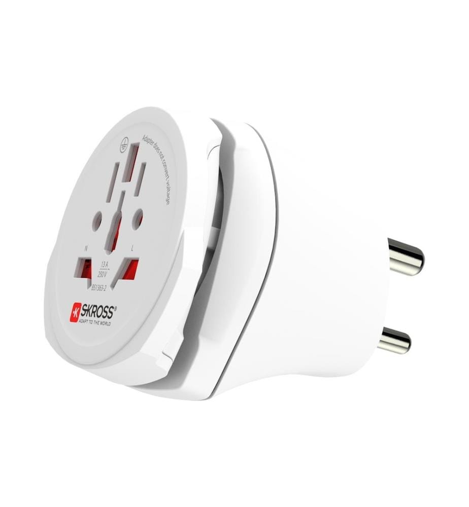 SKROSS - Adaptateur de voyage Combo World India