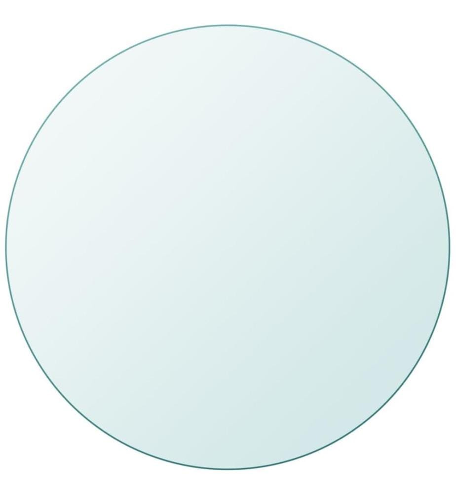 Dessus de table ronde en verre trempé 700 mm