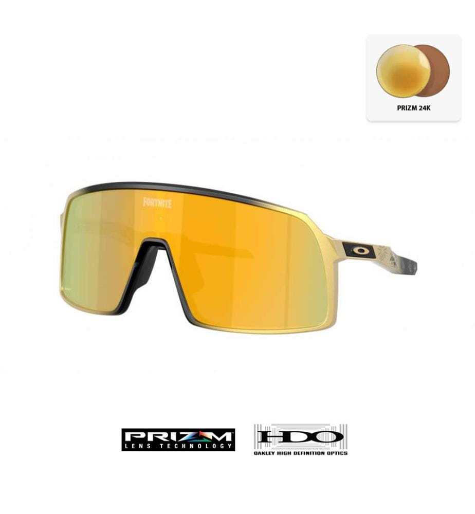 Lunettes de Soleil Fortnite Midas Sutro - Verres Prizm 24k - Monture Fortnite Midas