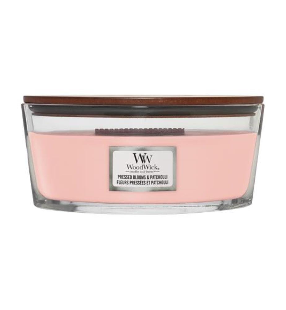 454 g - Bougie Parfumée Ellipse Hearthwick Pressed Blooms et Patchouli
