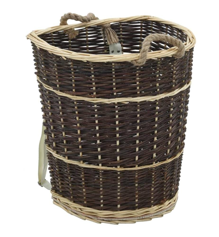 Sac à dos bois de chauffage sangles de transport 44,5x37x50 cm