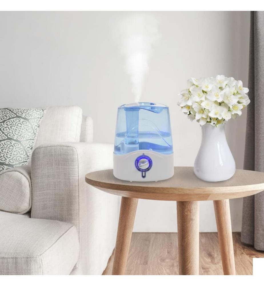 Humidificateur à ultrasons avec brume et veilleuse 6 L 300 ml/h