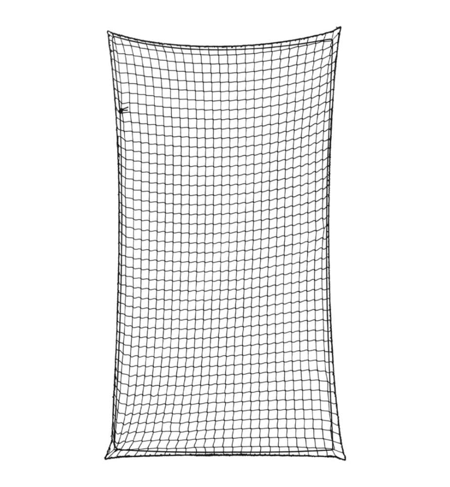 Filet pour remorque avec corde élastique noir 4,5x2,5 m PP