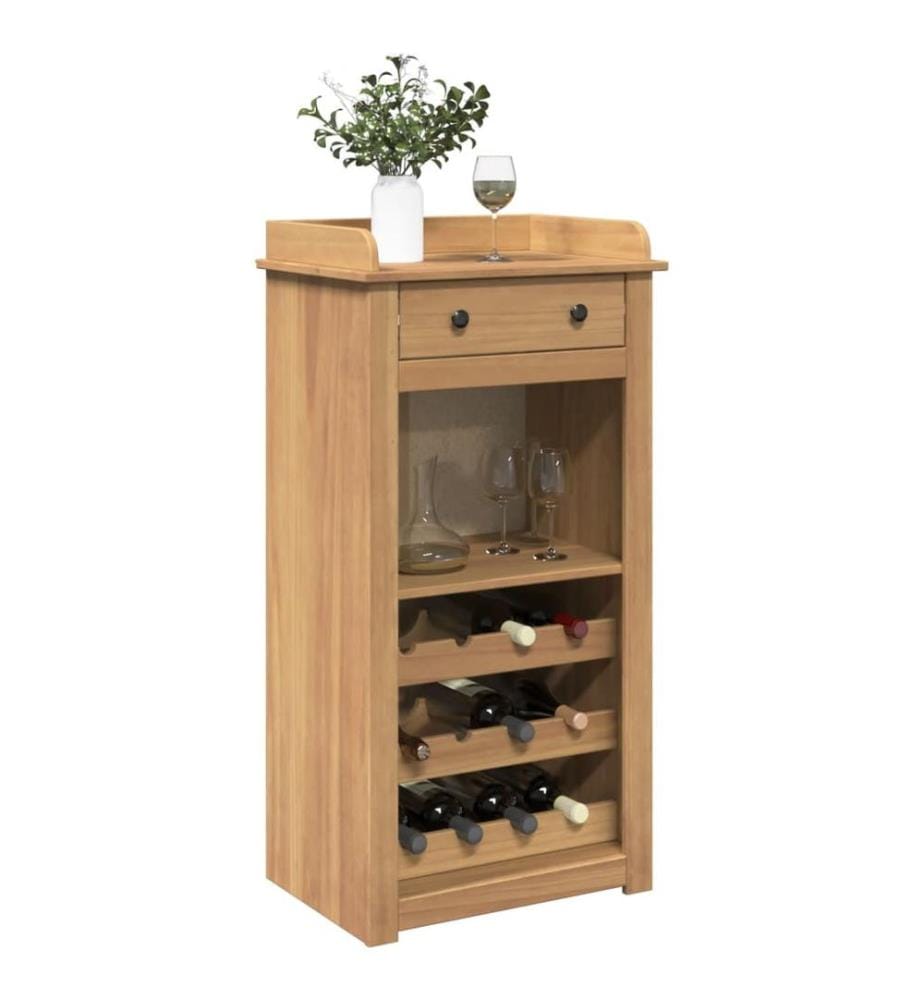 Armoire à vin Panama 57x40x111,5 cm bois de pin massif