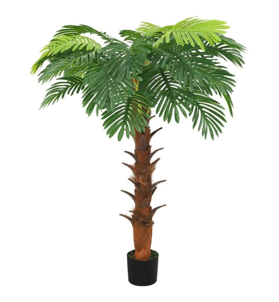 Palmier Cycas artificiel avec pot 160 cm Vert