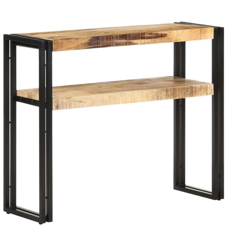 Table console 90x30x75 cm Bois de manguier brut