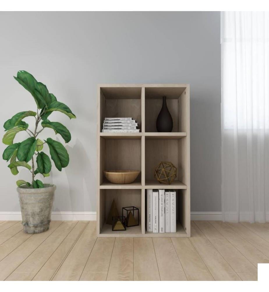 Bibliothèque/Buffet Chêne sonoma 66x30x97,8 cm Aggloméré