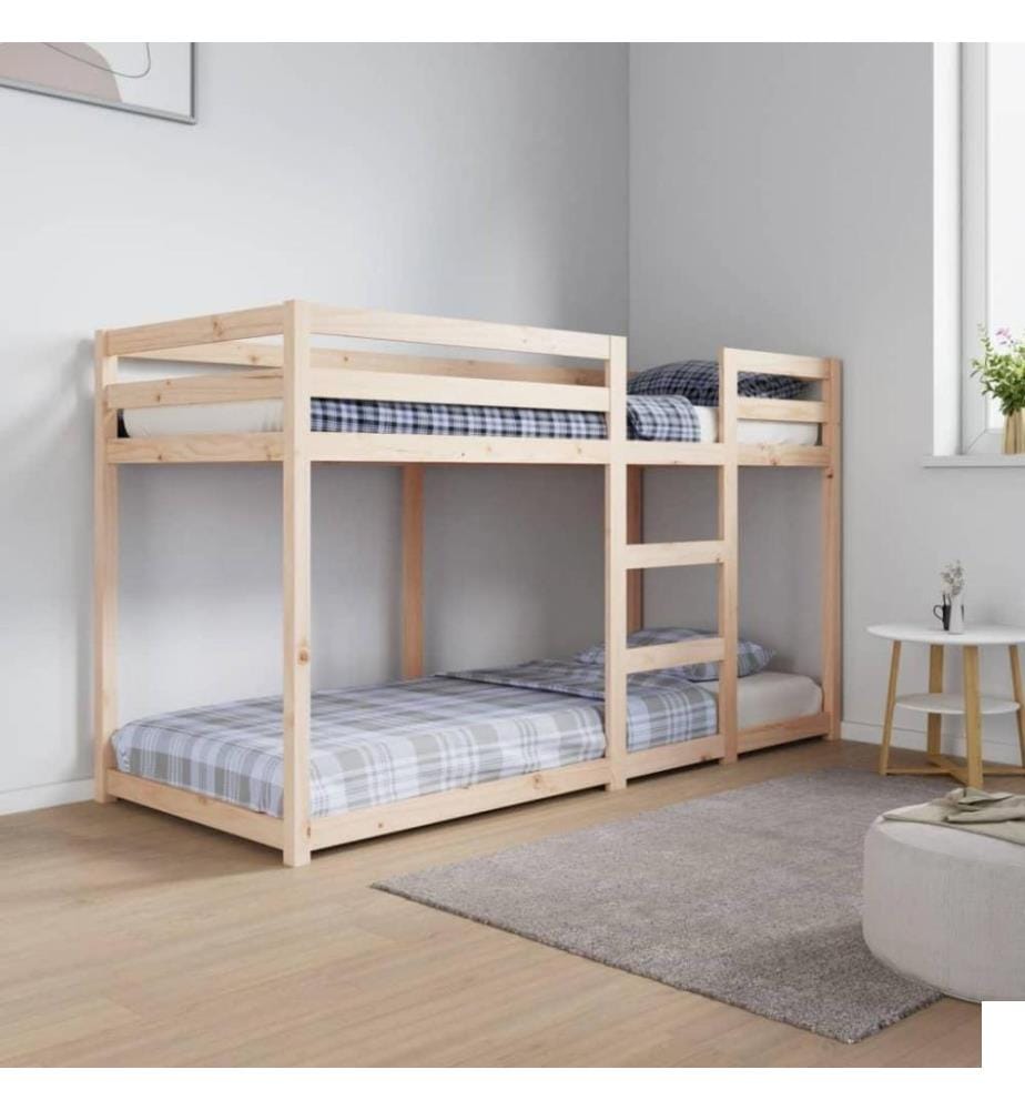Lit superposé 75x190 cm Bois de pin massif