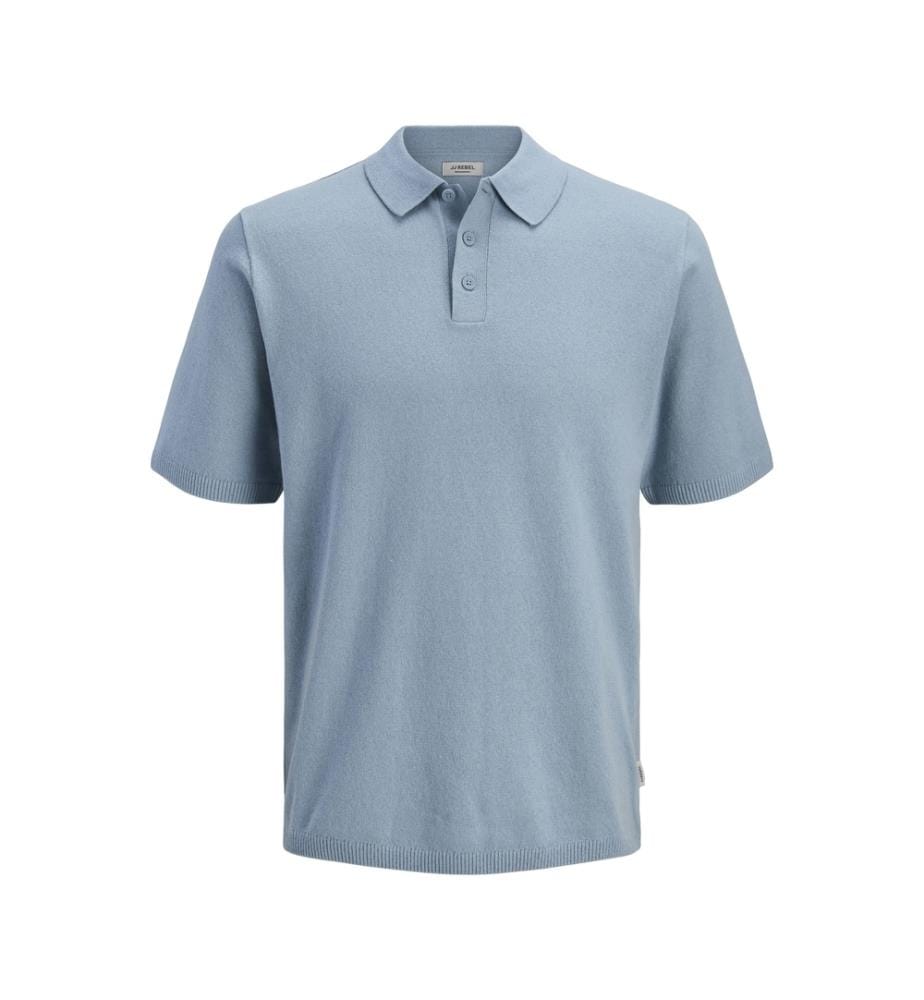 Polo en tricot - Faded Denim