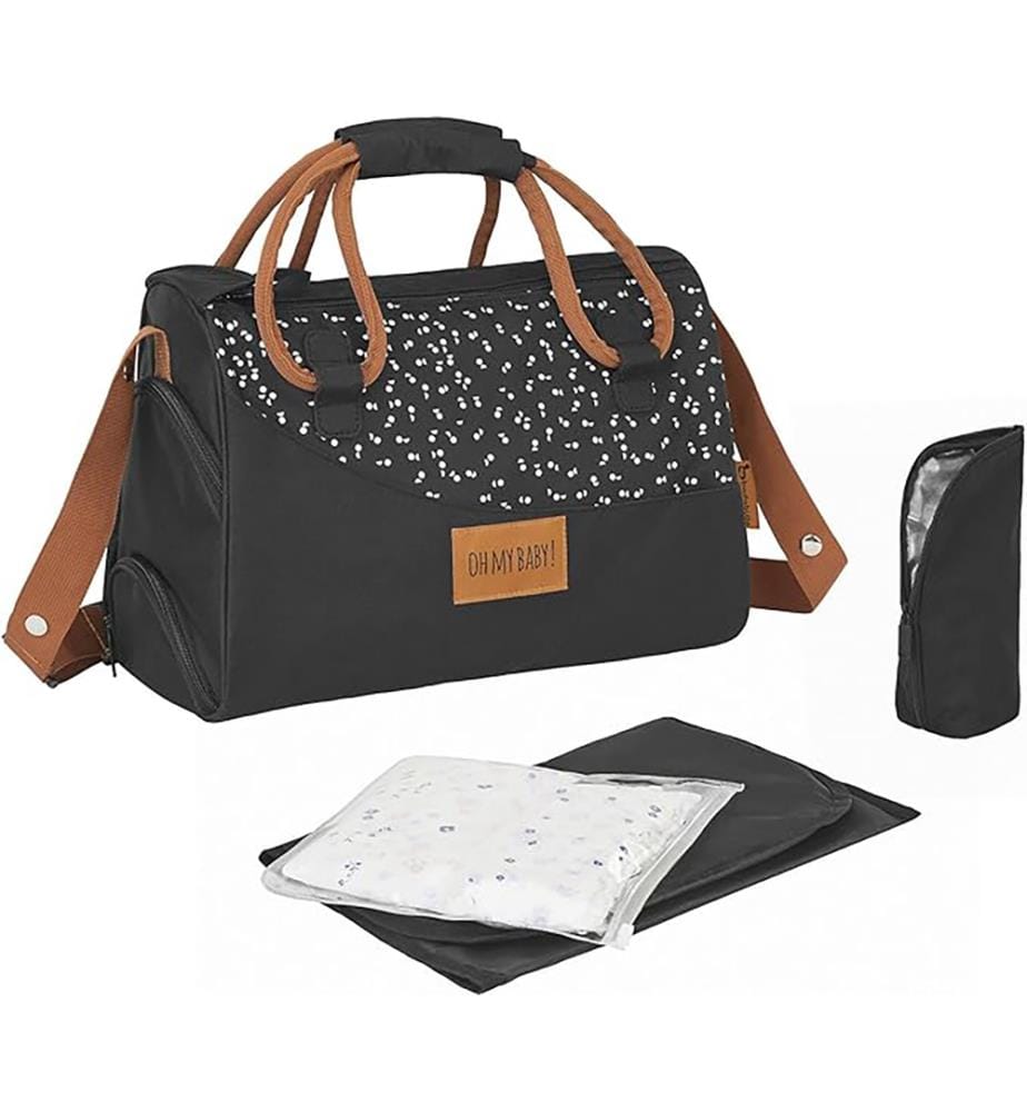 Sac à Langer Pocketstyle - Noir et Brun