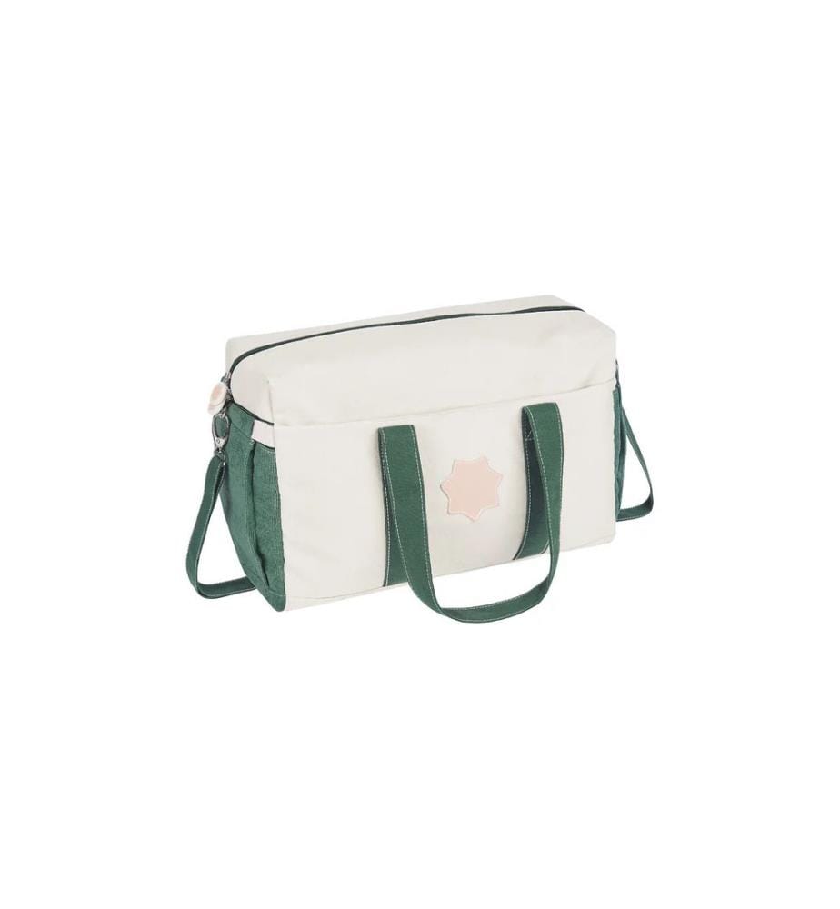 Sac à Langer Bowling - Vert et Crème