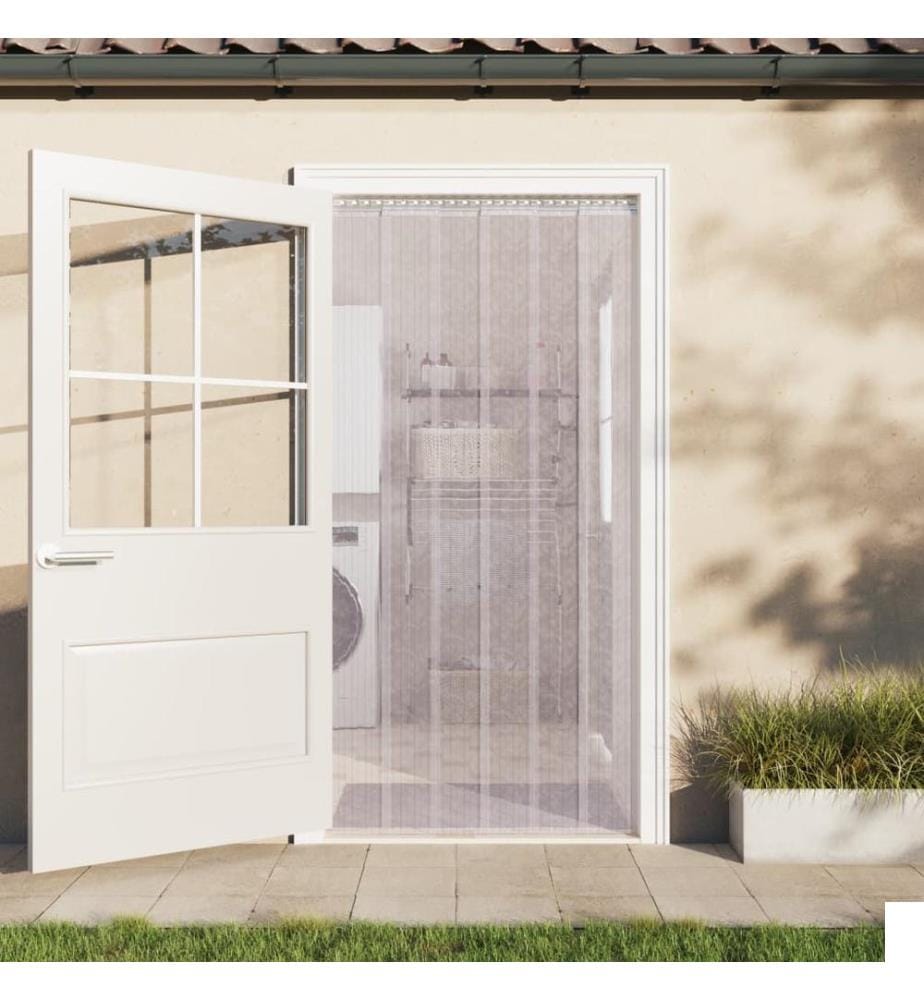 Rideau de porte transparent 300 mmx2,6 mm 25 m PVC