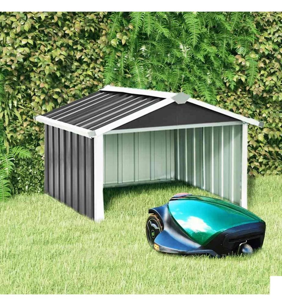 Abri pour robot de jardin 92x97x63cm Acier galvanisé Anthracite