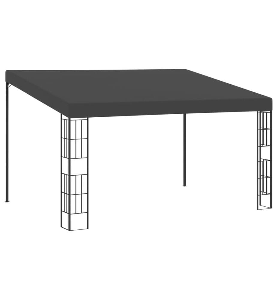 Belvédère mural 3x4 m Anthracite Tissu