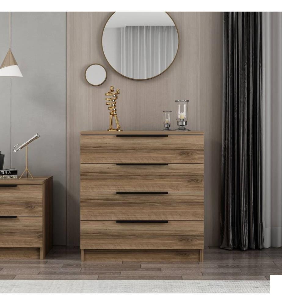 Commode, Noyer, Panneau de particules mélaminé