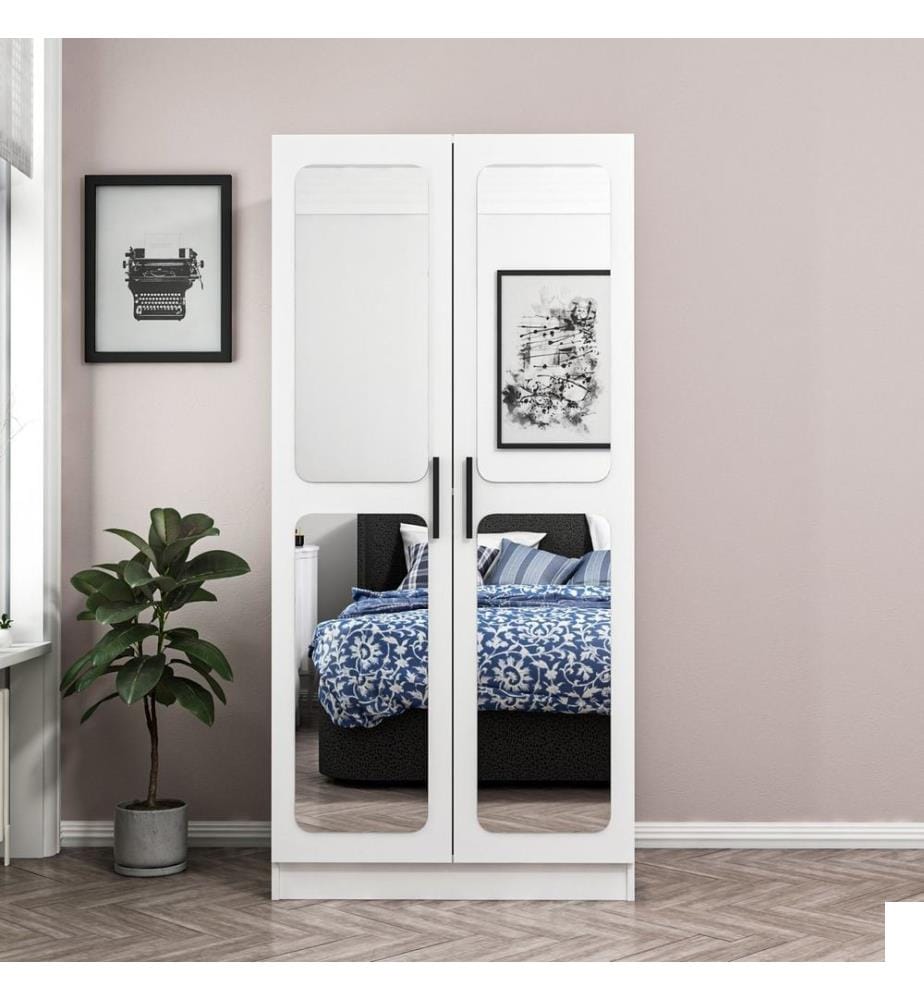 Armoire, Blanc, Panneau de particules mélaminé
