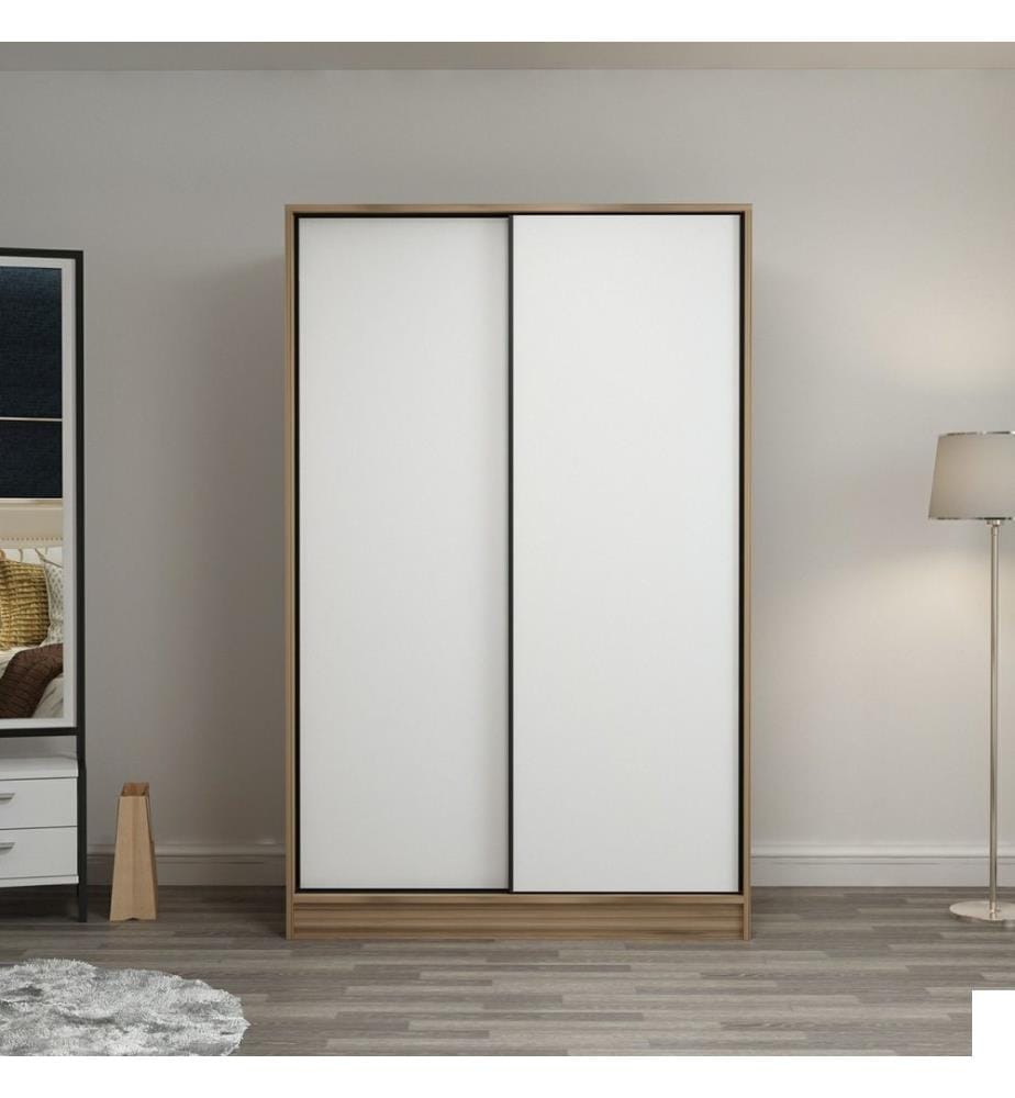 Armoire, Blanc, Chêne, Panneau de particules mélaminé