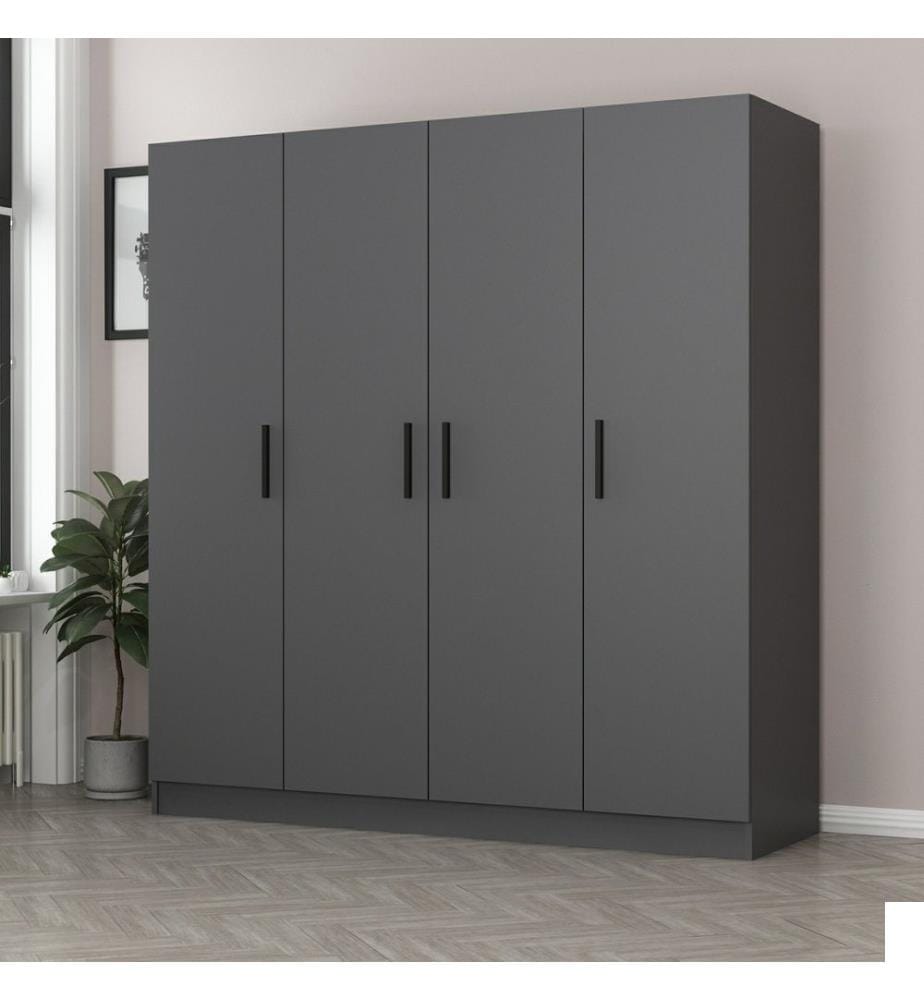 Armoire, Anthracite, panneau de particules mélaminé