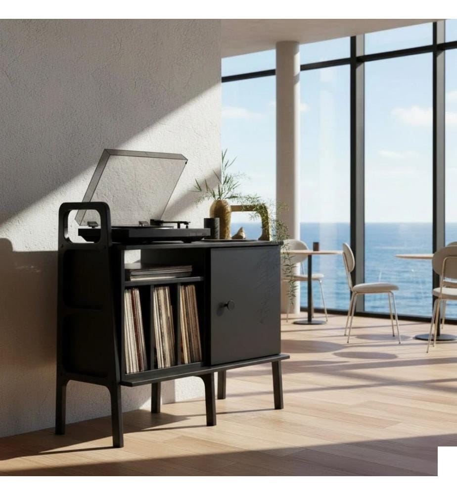 Console, contreplaqué 100 % HORNBEAM, noir