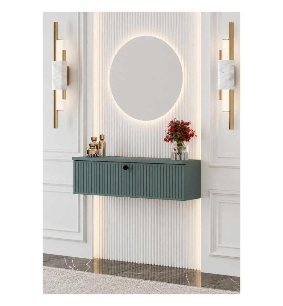 Buffet, 100 % MDF stratifié, vert