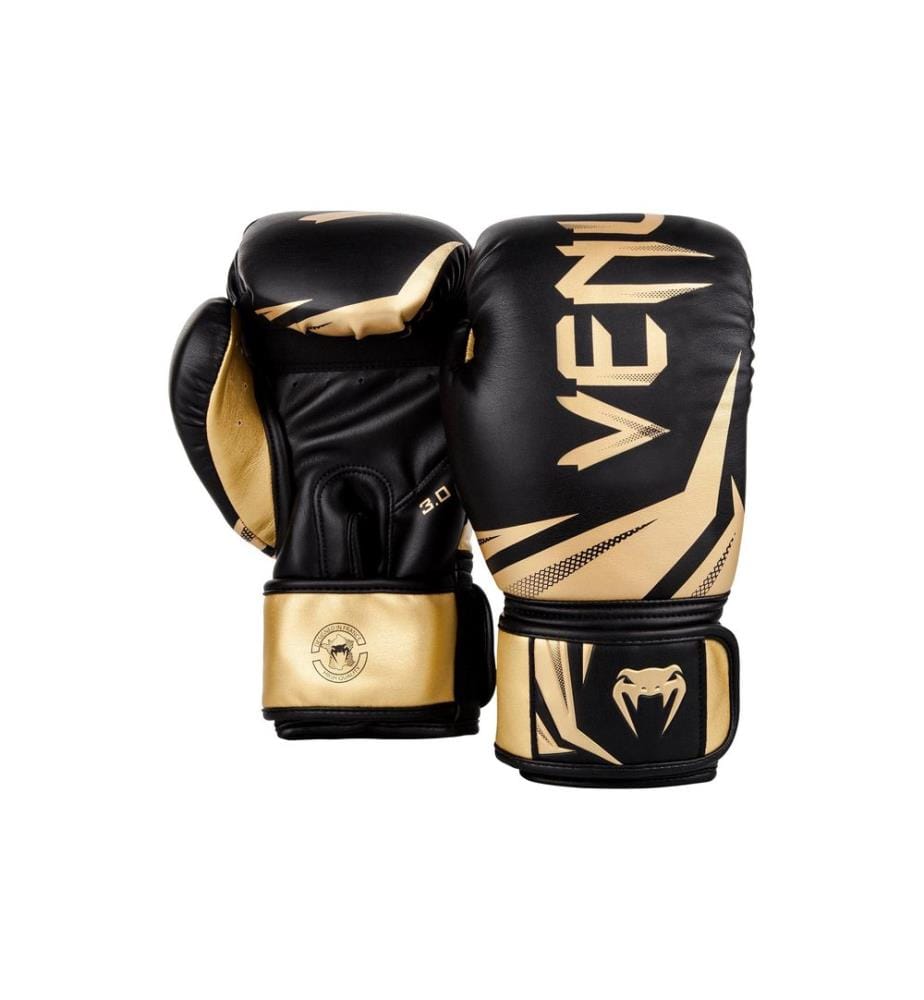 Venum - Challenger 3.0 Boxing Gloves Or/Noir, 16 oz