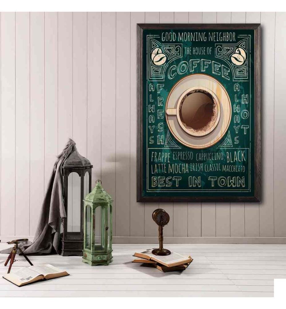 Peinture décorative en bois encadrée, multicolore, peinture en bois de pin, cadre en bois