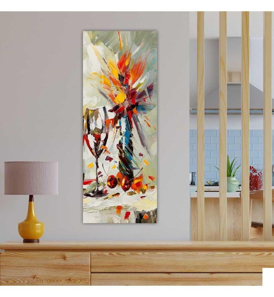Peinture décorative sur toile, Multicolore, Toile