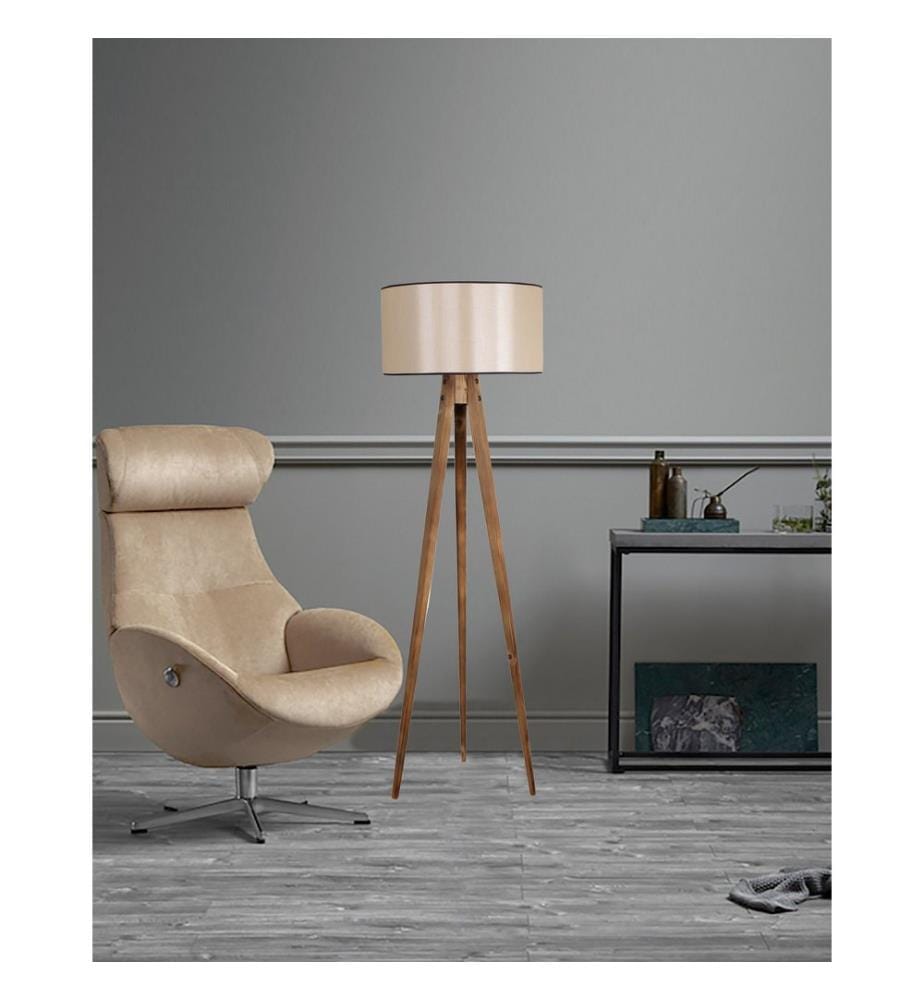Marron, Lampadaire, Corps En Bois