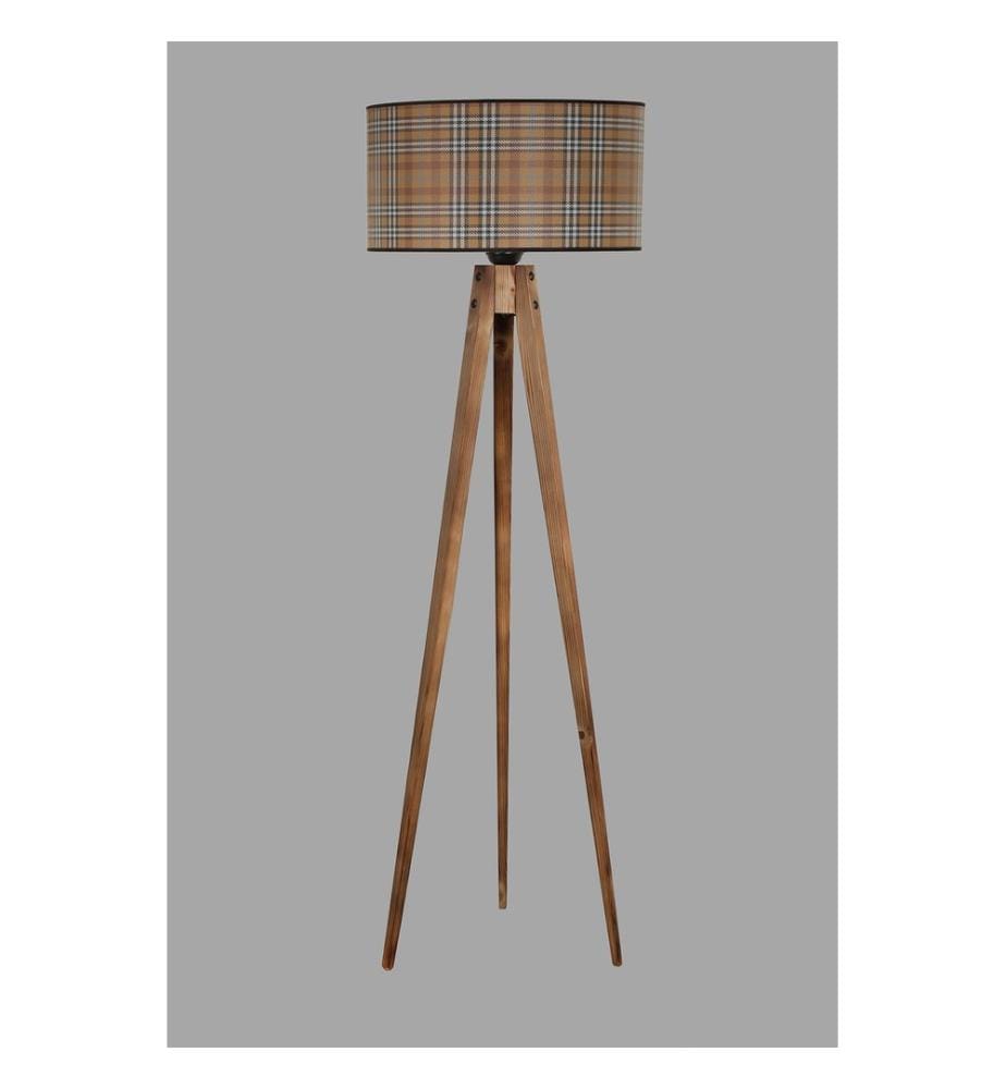 Coloré, Lampadaire, Corps En Bois