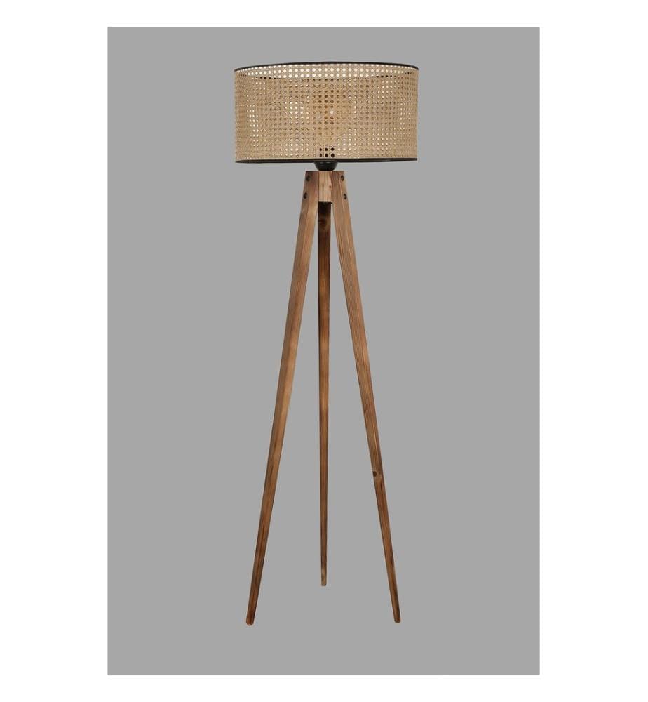 Marron, Lampadaire, Corps En Bois