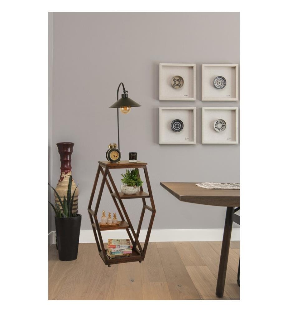 Noir, Lampadaire, 38 X 25 cm, Corps Métallique