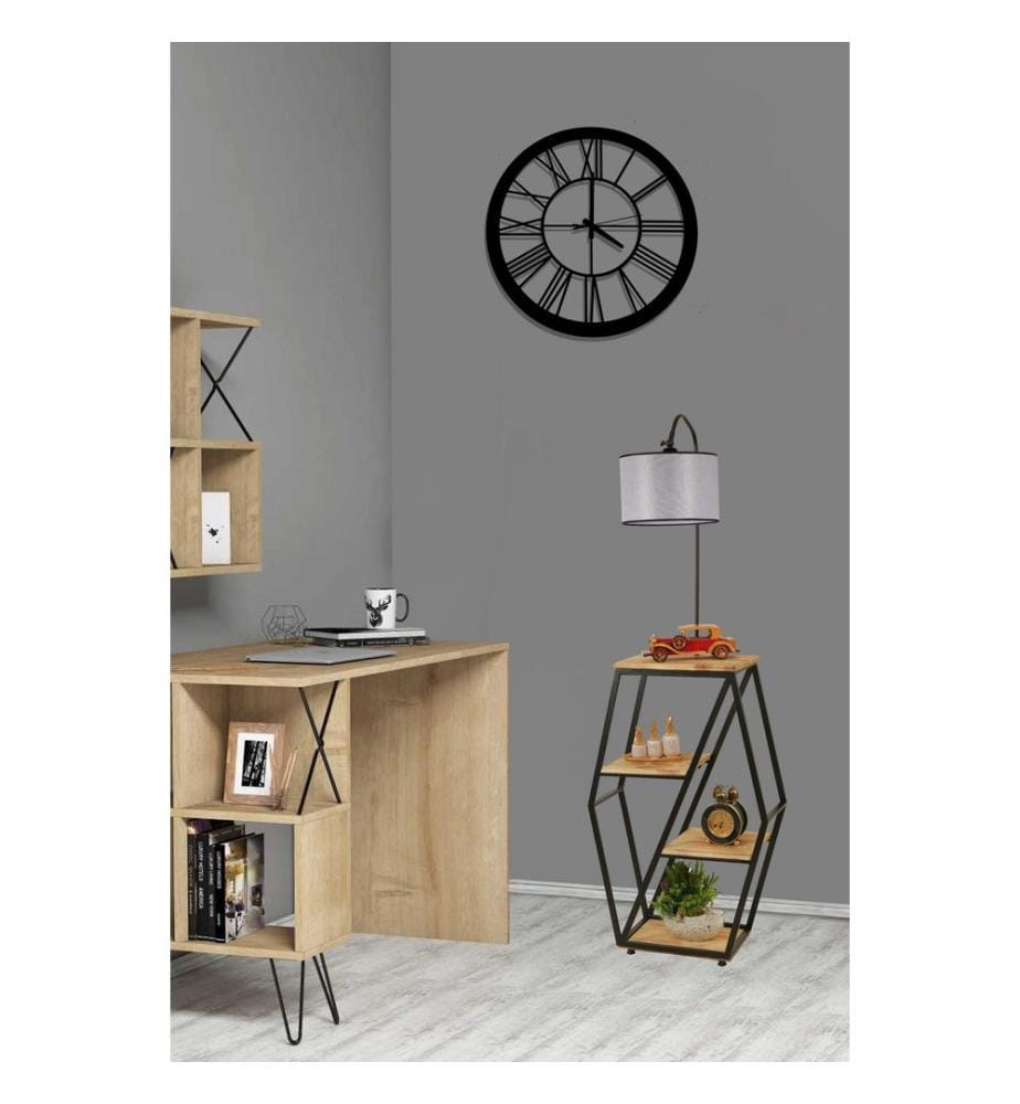 Lampadaire, Light Grey, Metal Body