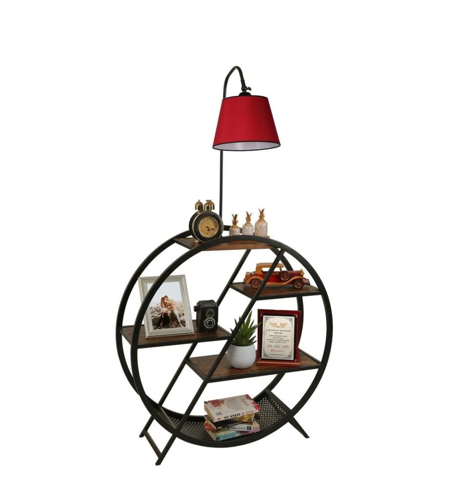 Lampadaire, Red, Metal Body