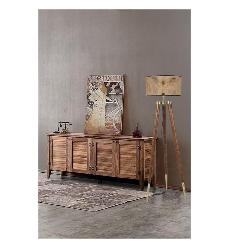 Beige, Lampadaire, Les Corps De Poutre À La Corne