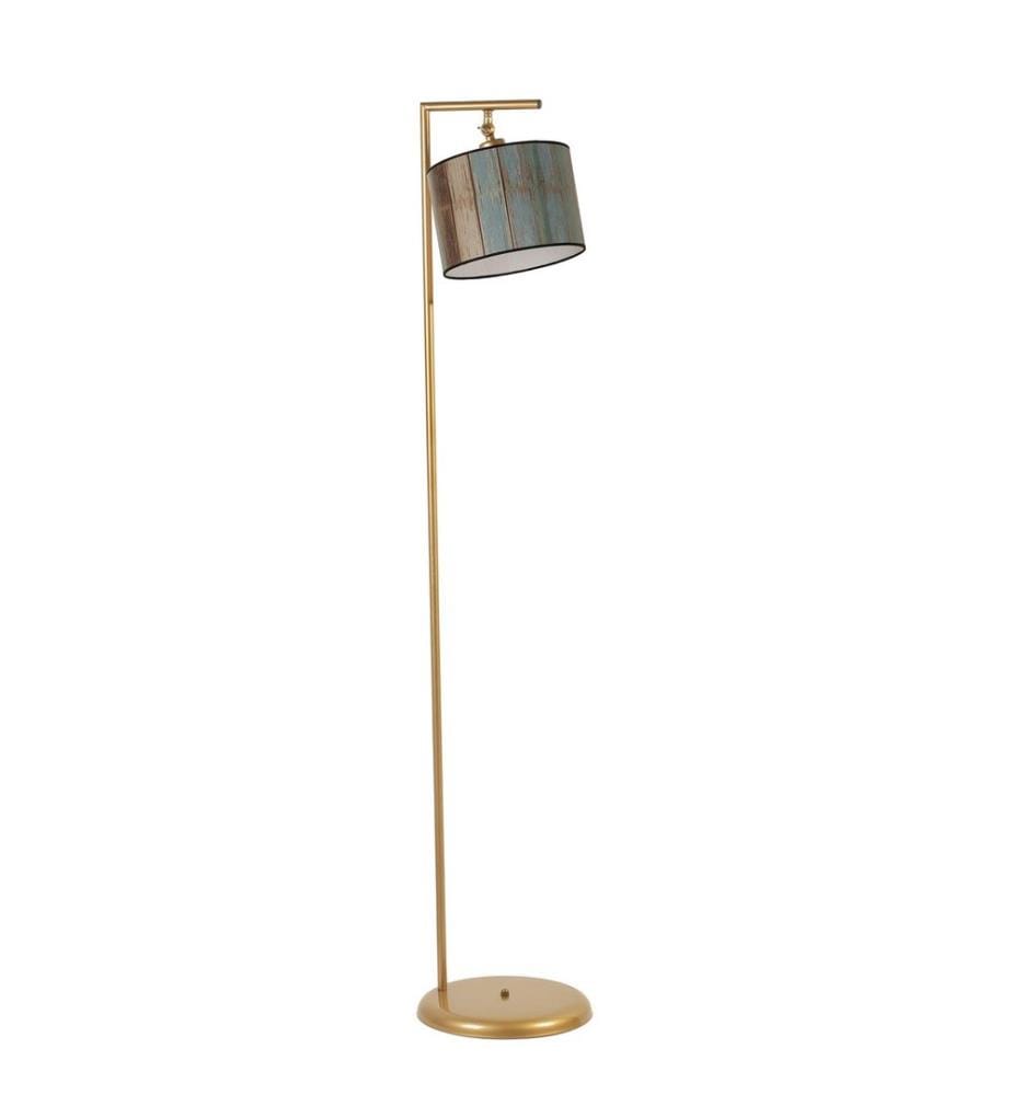 Lampadaire, Multicolor, Metal Body, Metal Cap