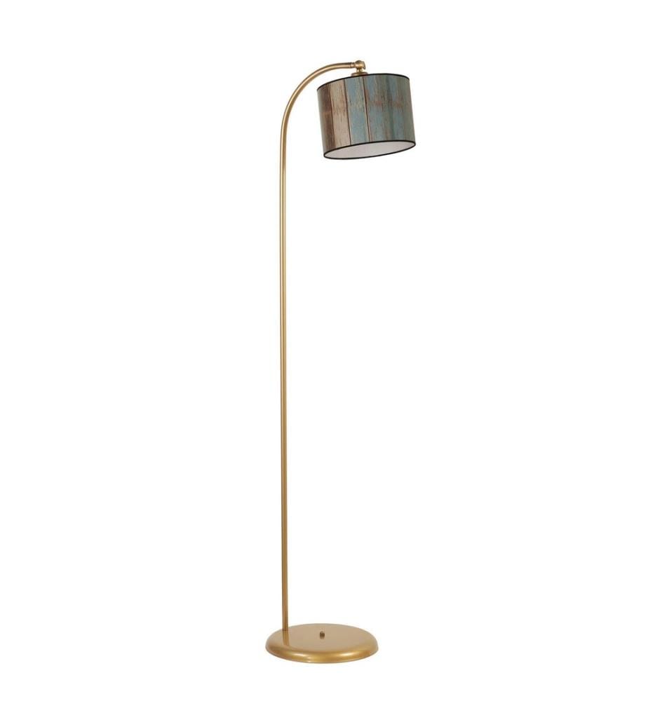 Lampadaire, Multicolor, Metal Body, Metal Cap