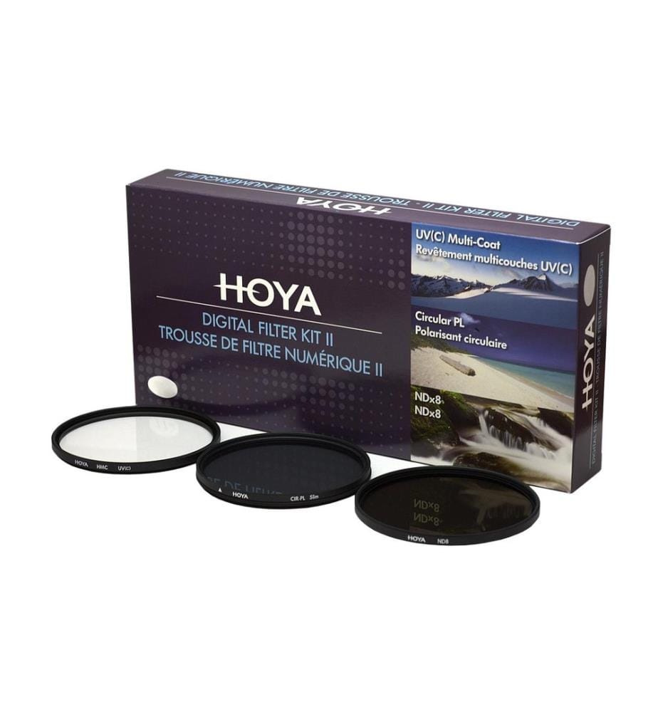 Hoya - Kit Digital Filter Kit II (UV, CIR-PL & ND8)  37 mm