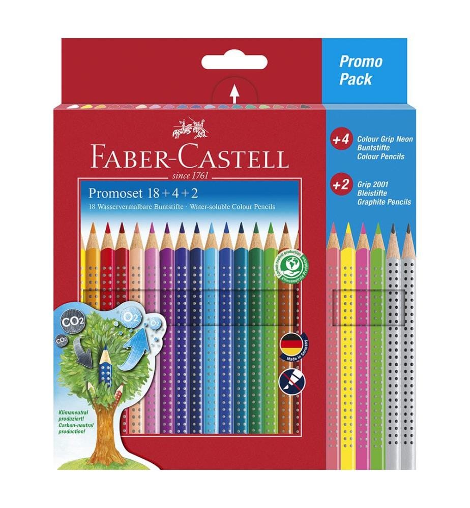 Boîte promo de 24 crayons Colour Grip