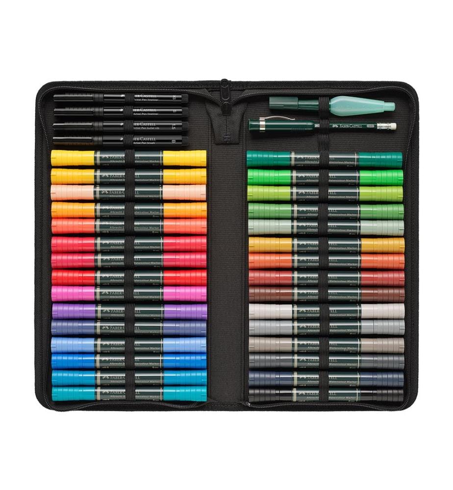 Marqueur Aquarellable Albrecht Dürer étui zippé de 30 Pièces - Multicolore